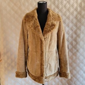 Lighty used, Xhilaration leather Faux FurJacket